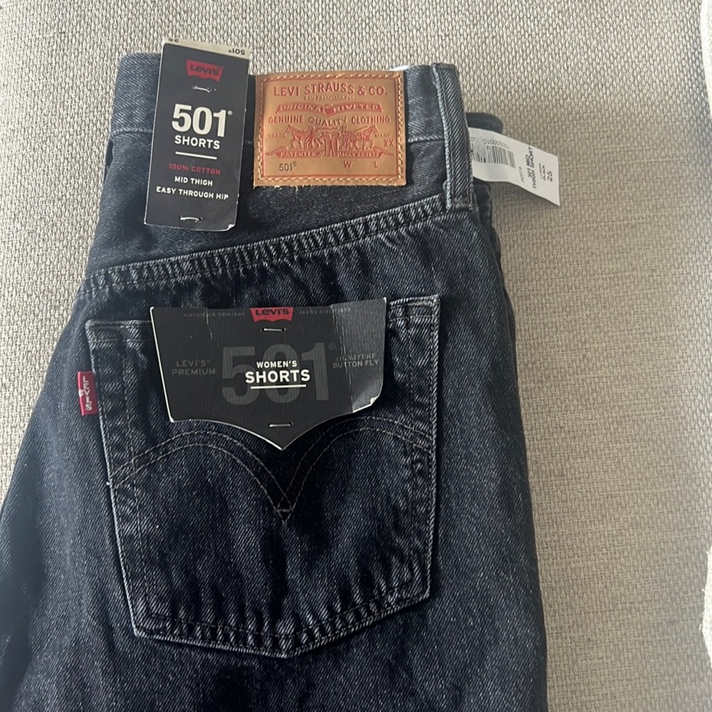 501 Levi Jean Shorts (Mid Thigh)